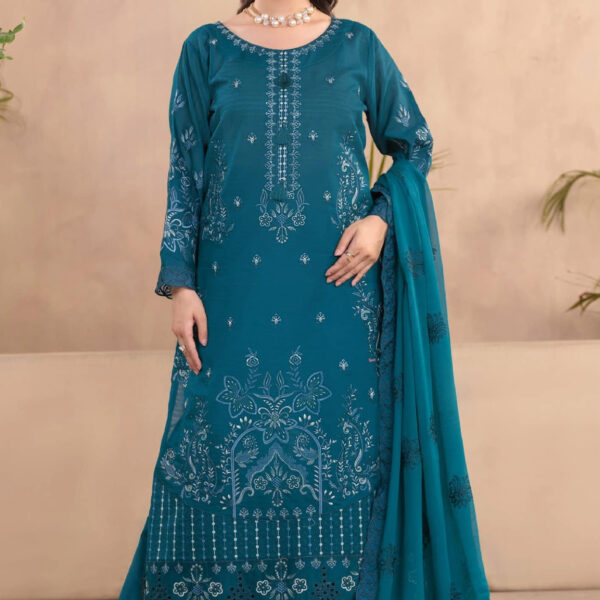 ferozi| 3pcs Embrioded suit